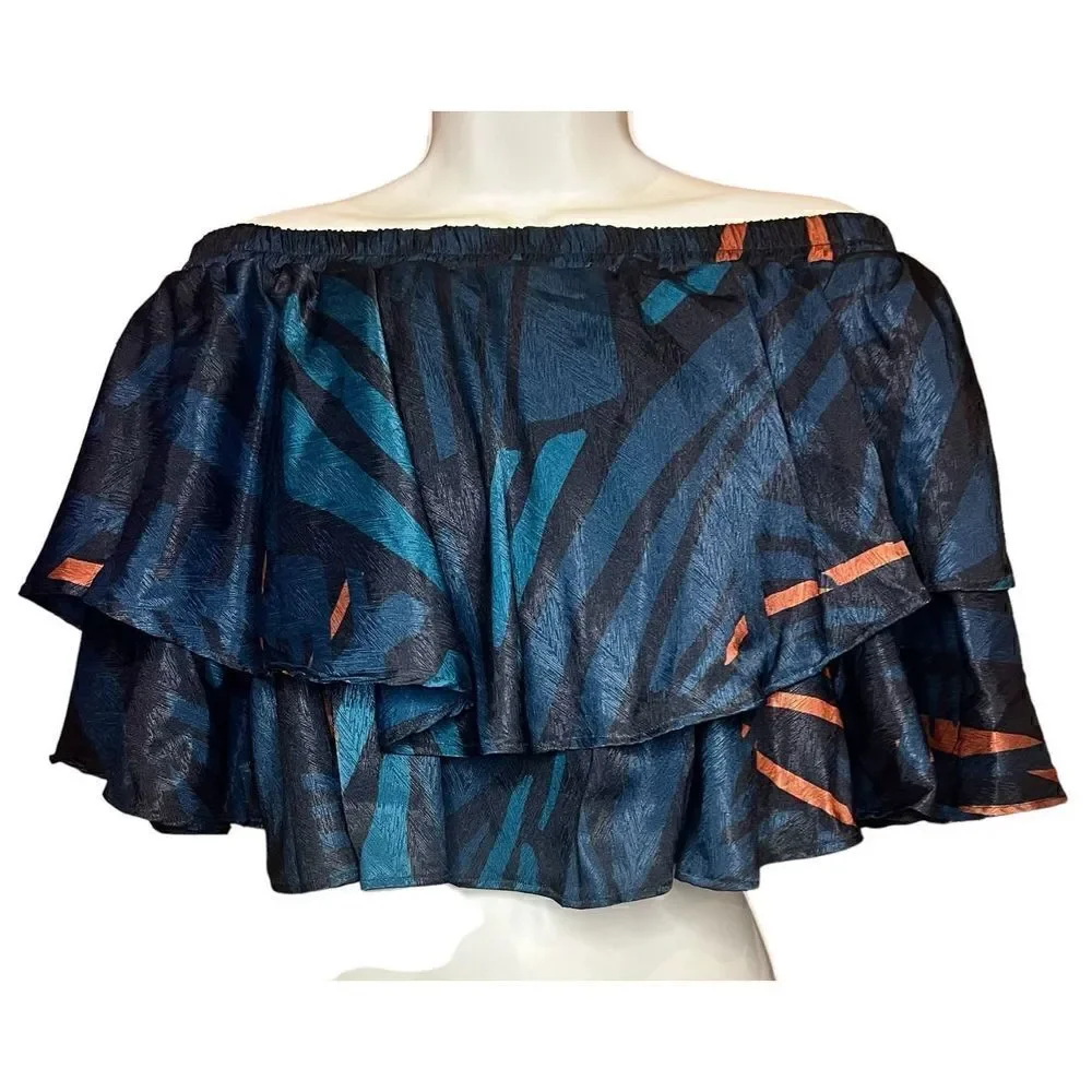 Diarrablu Wairu Top in Baol Teal NWT Size Large